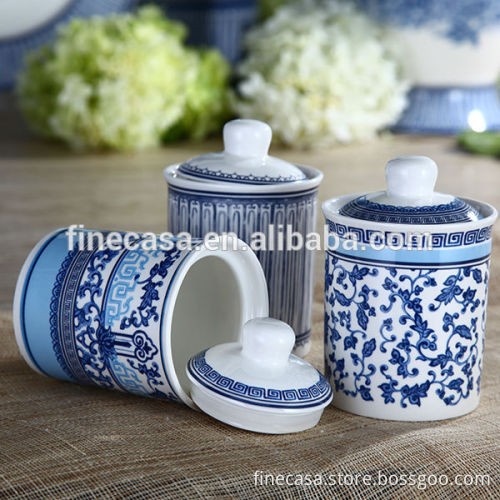 180CC Elegant New Bone China Small Coffee Canister